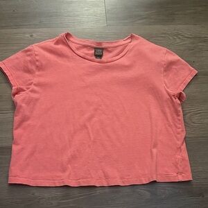 Coral Crop Top